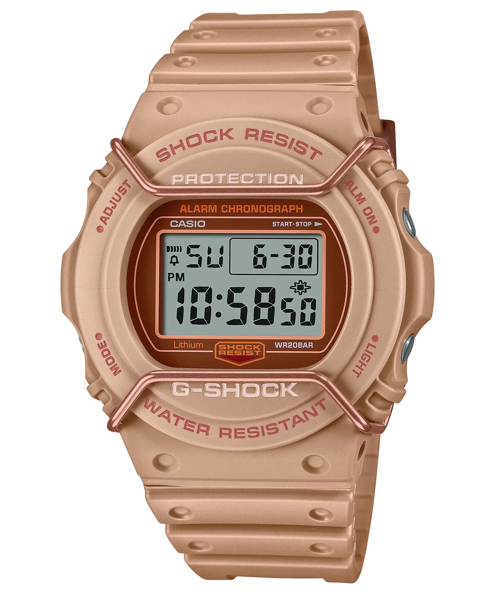 DW-5700PT-5DR Kol Saati, Kahve, Standart