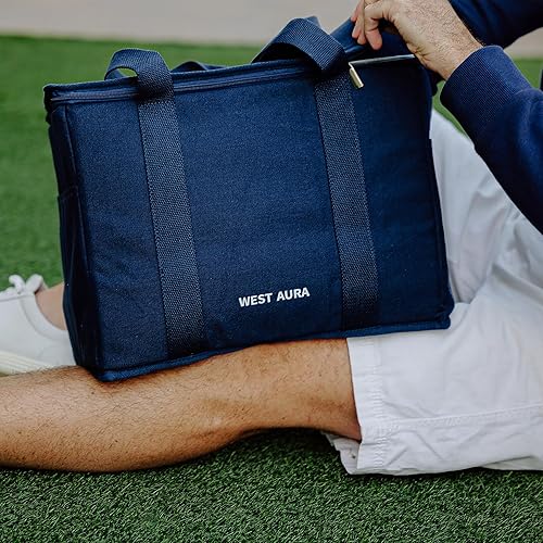 Miniatura 6 de West Aura Bolsa impermeable multiusos aislada para comestibles, duradera, reutilizable, bolsa más fresca - Comestibles, viajes, playa