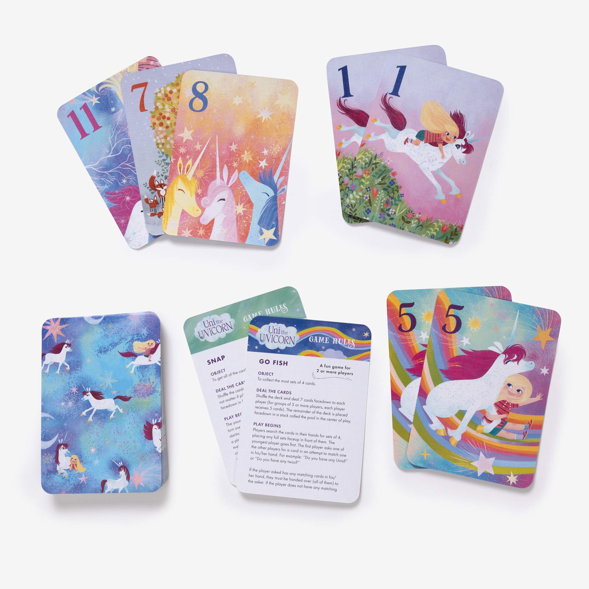 Uni the Unicorn: A 3-in-1 Card Deck: Car 4