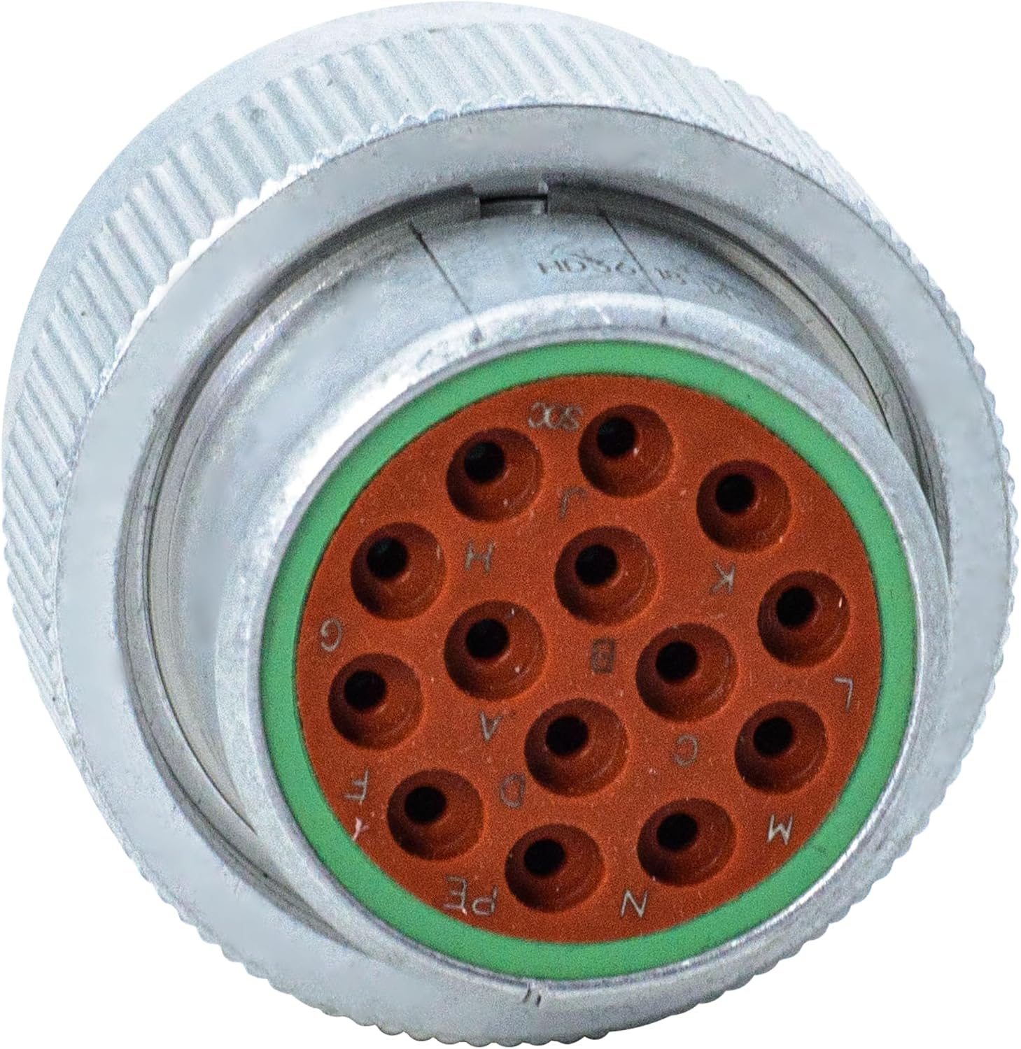 HD36-18-14SN, 14-Pin Industrial Circular Connector, Silver