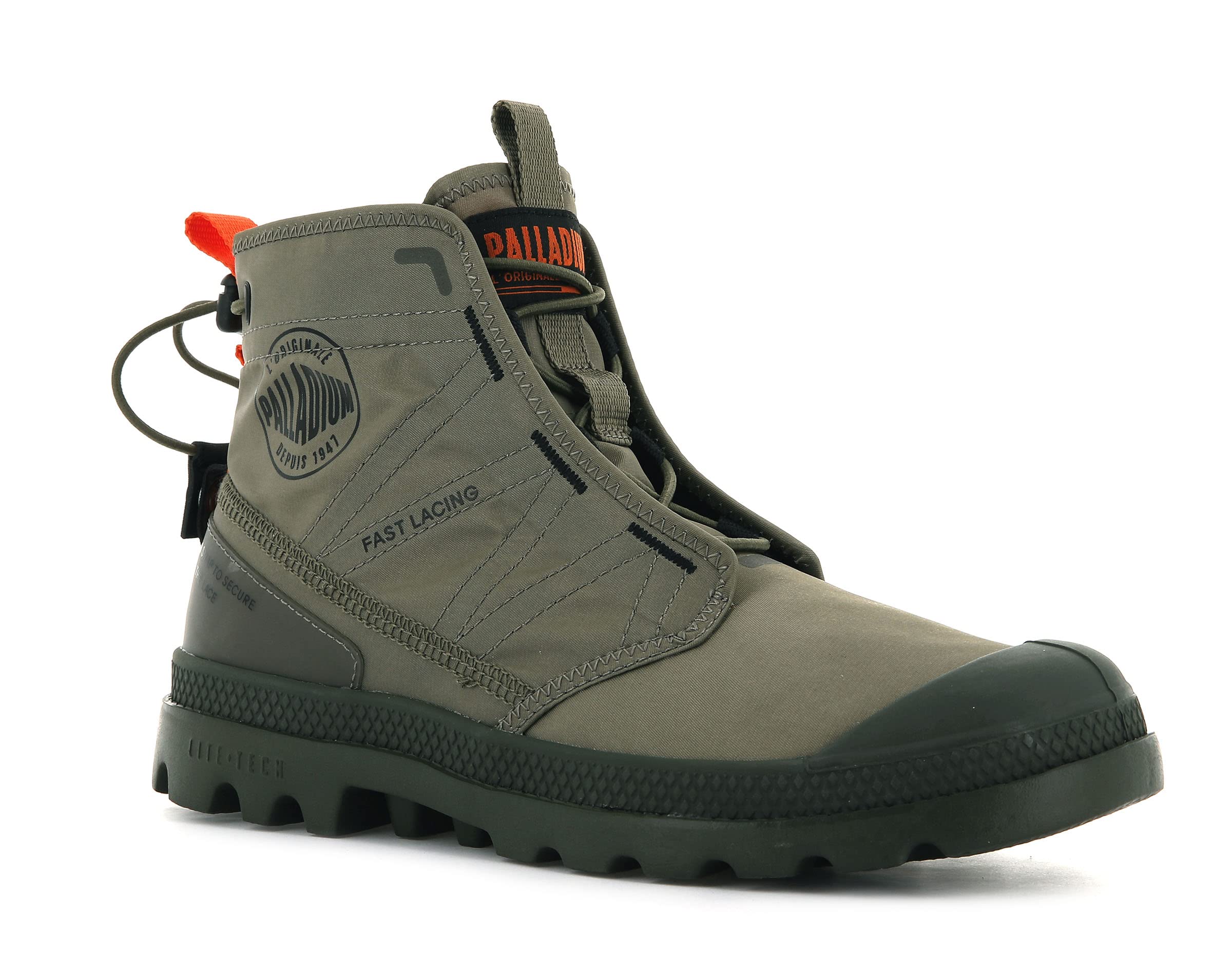 Palladium, Pampa Travel Lite, Sneaker unisex, Green, 3.5 UK