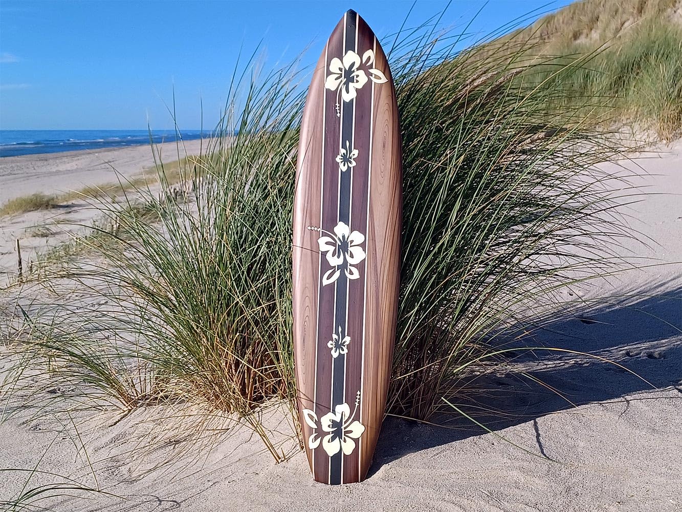 FBA_1863a - Tabla de surf (madera, 100 cm de largo), diseño de aerógrafo