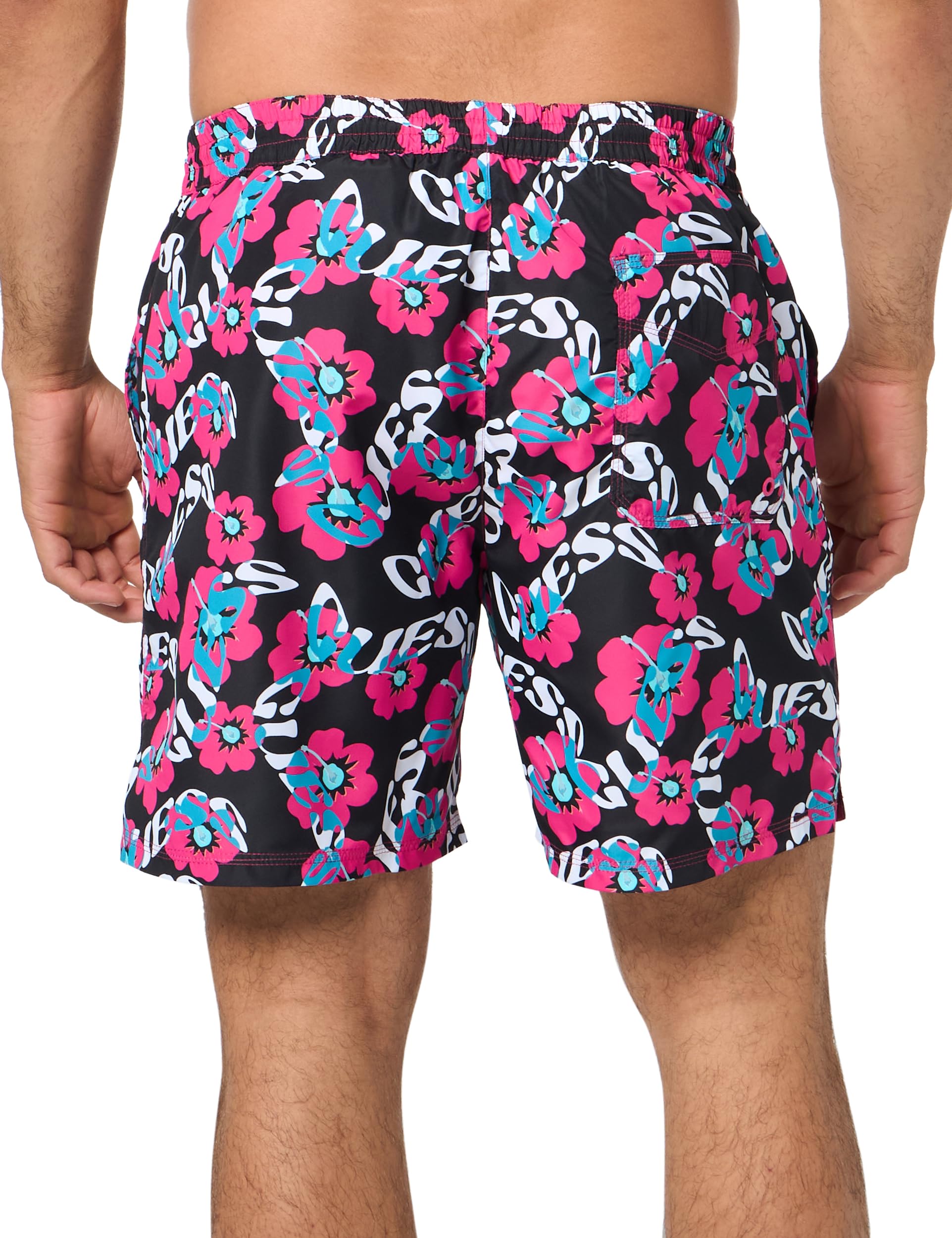 GUESS Spodenki kąpielowe Mężczyźni Eco Flower Swim Trunk
