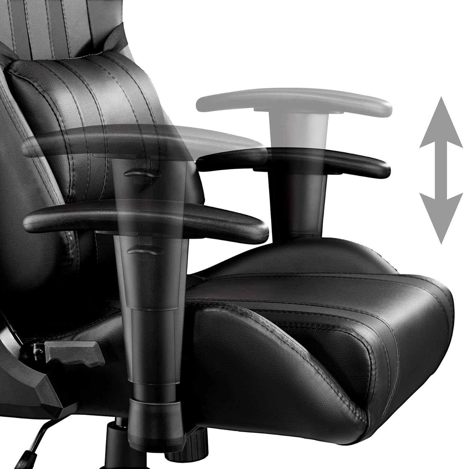 Tectake Gaming Office Chair double casters