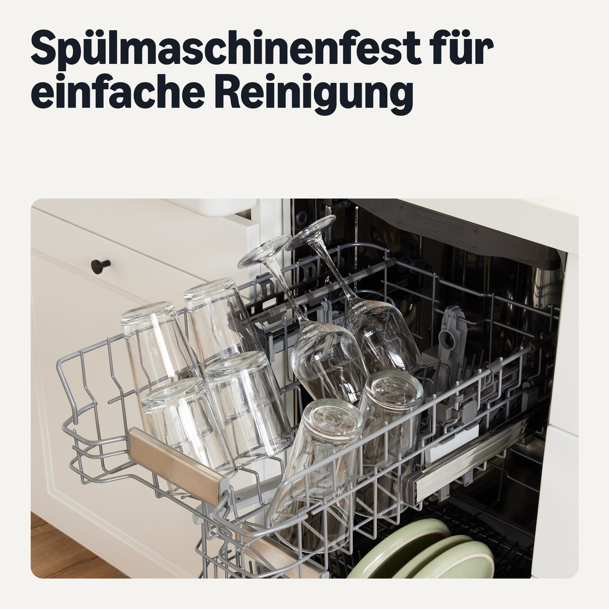 Amazon Basics Stiel-Weißweingläser, 6-Teiliges Set, 354,9ml, Spülmaschinenfest