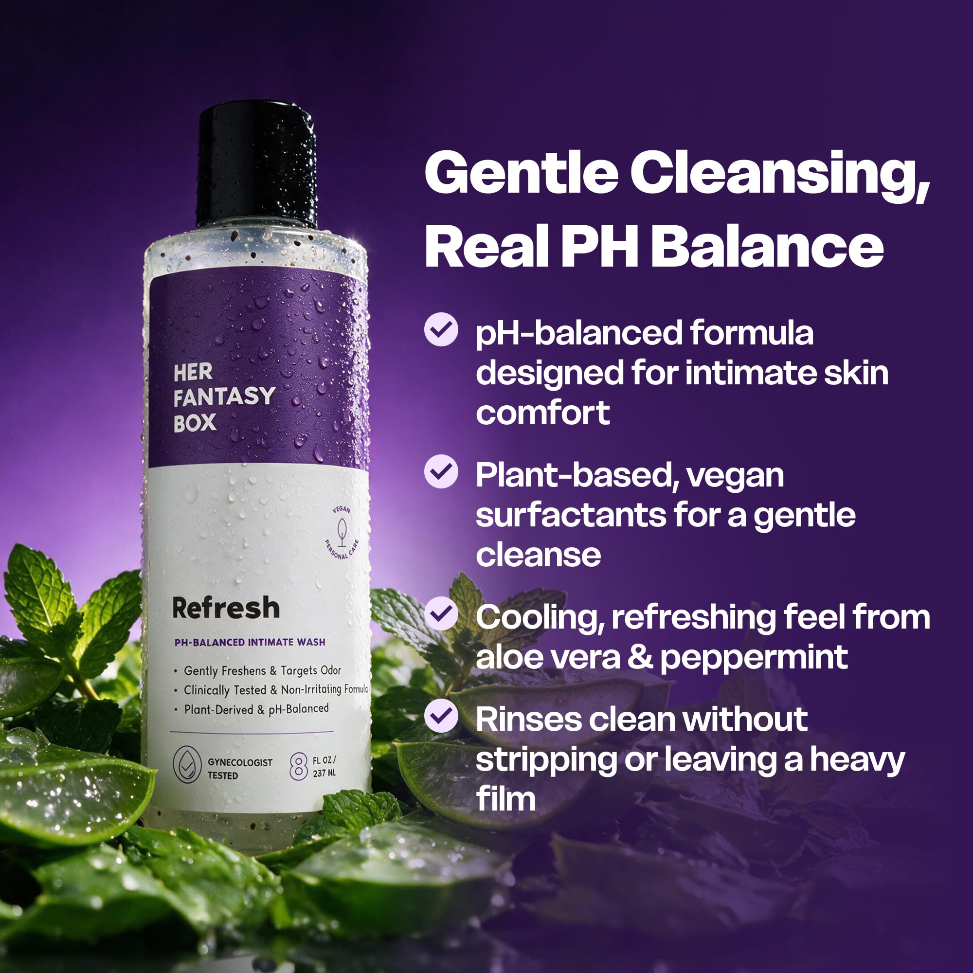 Refresh pH Shower Gel - Natural Feminine Hygiene -2 Refresh pH Shower Gel - Natural Feminine Hygiene -2
