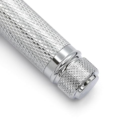 Miniatura 5 de Máquina de afeitar de doble filo., (Short Handle), corto, Moleteado