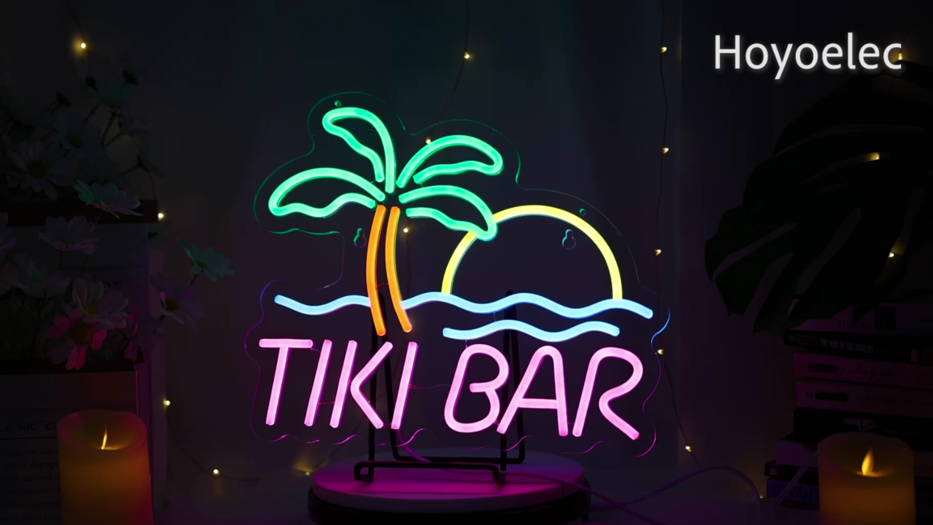 オフィス用品 ハワイ◇カフェ◇バー☆TIKI☆LED電光看板