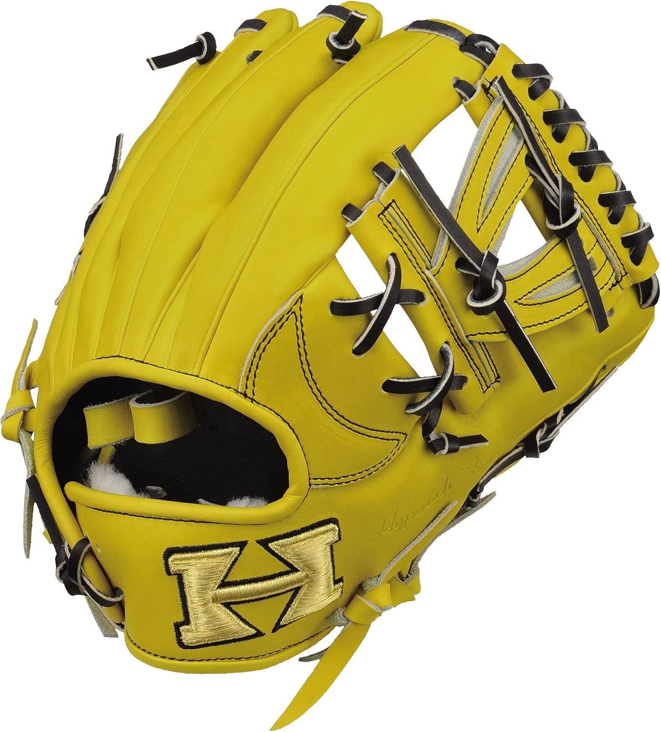 Technical Pole WKG-1196 Hard Grab for Playstops and Second Base, Natural Yellow, Right Throw, LH