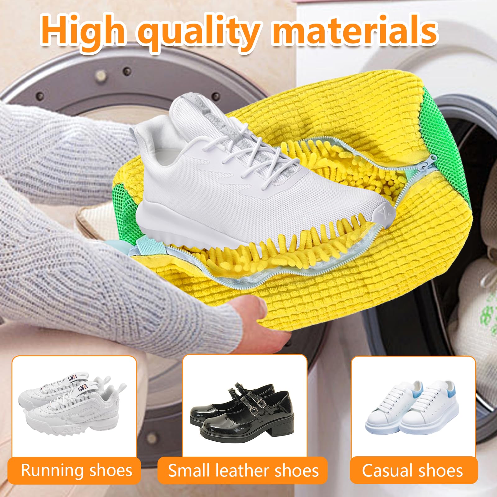 Laundry Shoe Bag - Sacchetto Per Lavare Scarpe In Lavatrice E Asciugatrice - Anti-deformazione E Trasferimento Colore - Blu