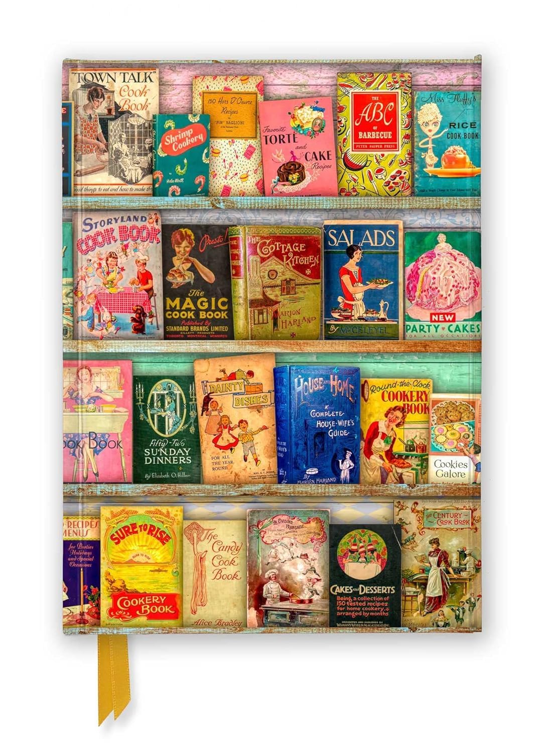 Aimee Stewart: Vintage Cook Book Library (Foiled Journal) (Flame Tree Notebooks)