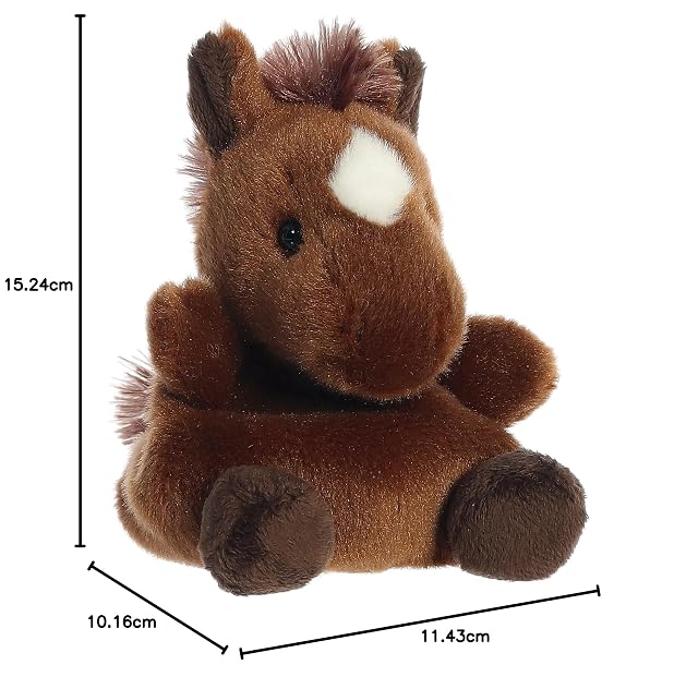 Foto 6 de 6 de Aurora - Palm Pals - 5" Truffle Brown Horse