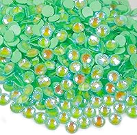 Vista 141 de Genie Crystal ss34 Red Glass Rhinestones 288 Pcs, 7.0 mm Big Light Siam Flatback Rhinestone, Diamond Cut Gems for Crafts, Face Mask, Makeup