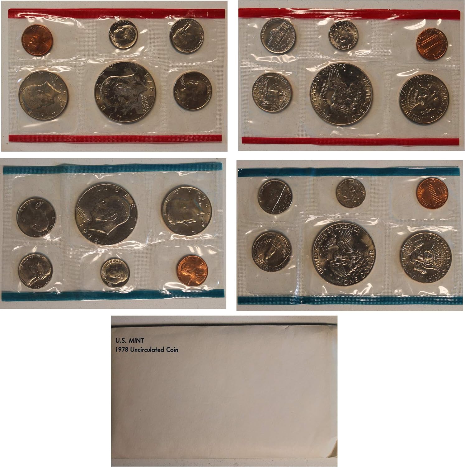 1978 United States Mint Uncirculated Coin Set in Original Government Packaging Thumbnail