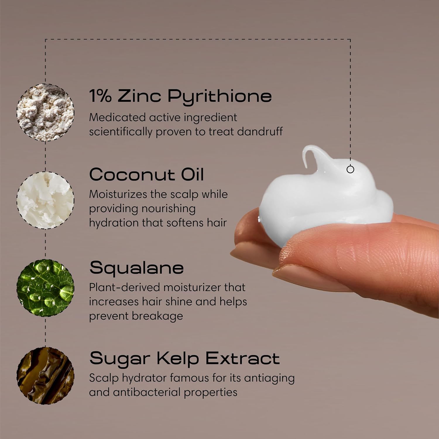 Jupiter Anti Dandruff Shampoo - Shampoo for Men & Women for Flaky, Itchy, Oily, & Dry Scalp - Nourishes Scalp and Reduces Breakage & Flakes - Color-Safe, Sulfate-Free, Paraben-Free - Image 3