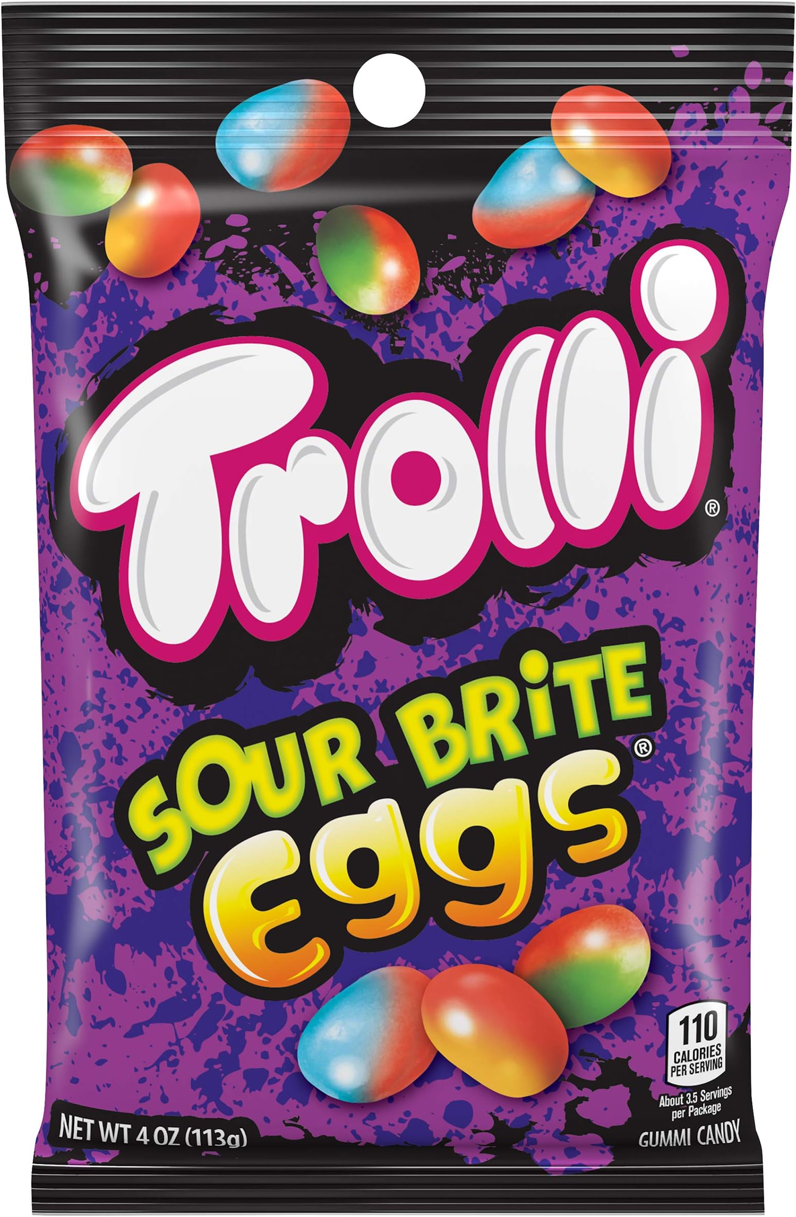 Sour Brite Eggs Assorted 4.0 Ounce