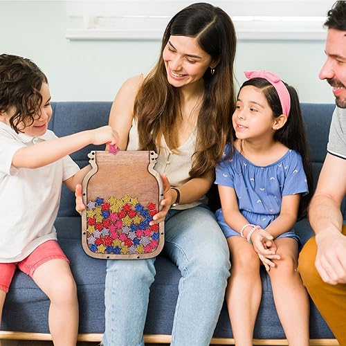 Miniatura 7 de Treela Tarro de recompensa de 13 x 10 pulgadas para niños, tablero de anuncios, juego de tablas de recompensas para niños pequeños, recompensa de