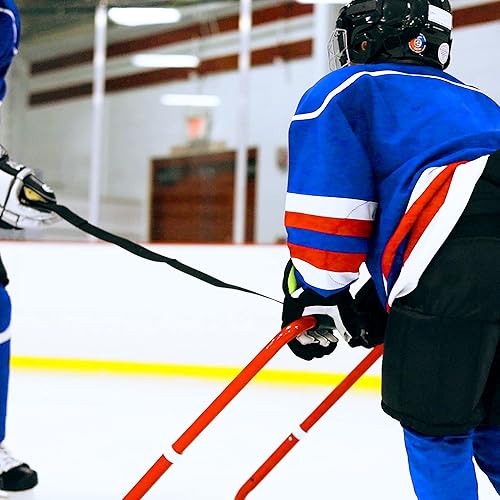 Miniatura 7 de Franklin Sports - Instrumento para aprender a patinar sobre hielo, para niños, de acero, ligero y ajustable, con correa de remolque incluida