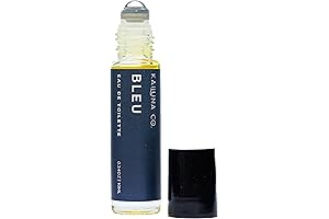 Bleu for Men Roll-On Oil Cologne with Pure Organic Jojoba Oil