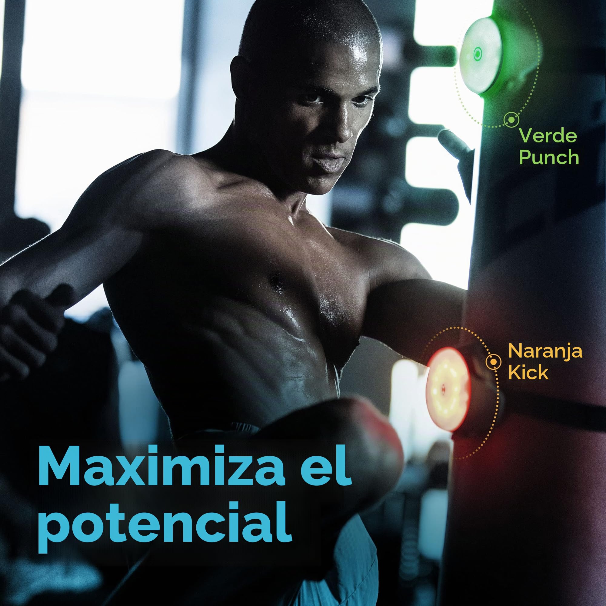 Blazepod: Entrenamiento luminoso "Flash Reflex". programas estimulantes para mejorar la velocidad y la agilidad. Para deportistas: artes marciales, fútbol, boxeo, baloncesto, entrenador y entrenadores