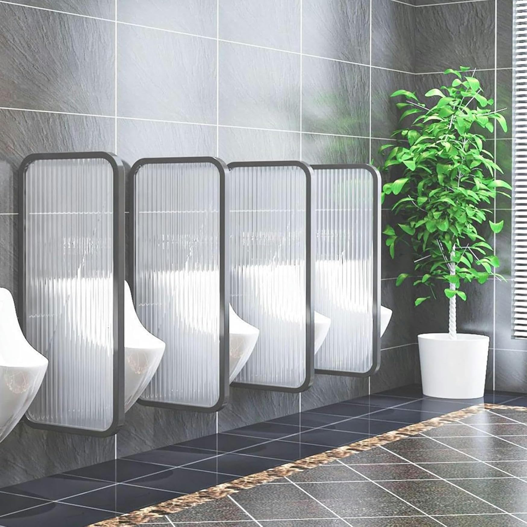 Diviseur de partition urinaire imperméable pour toilettes hommes