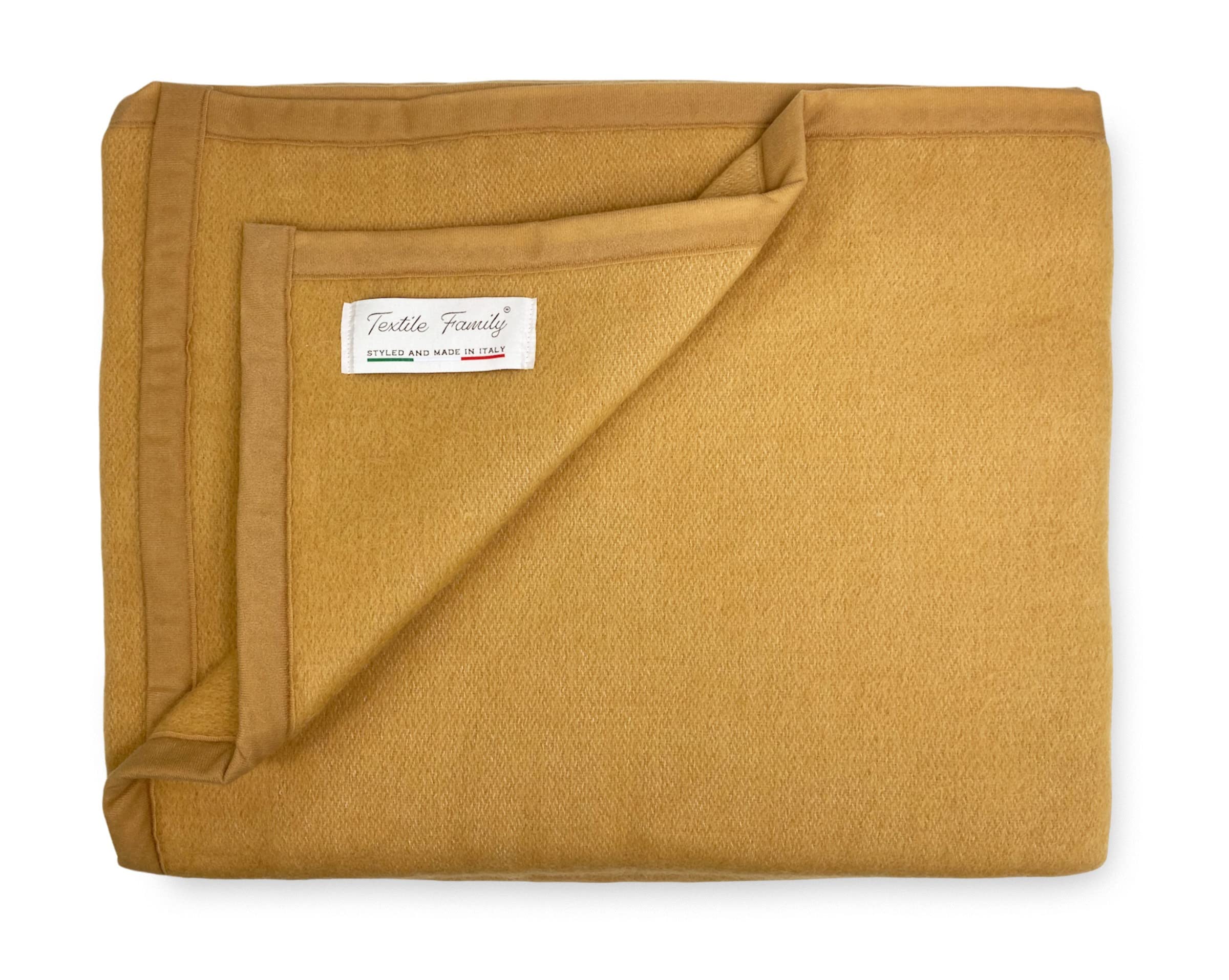Tex family Manta ignífuga Spring antillama Peso Medio 1,0 Antifuego Clase 1 Homologada Made in Italy avellana - 1 plaza
