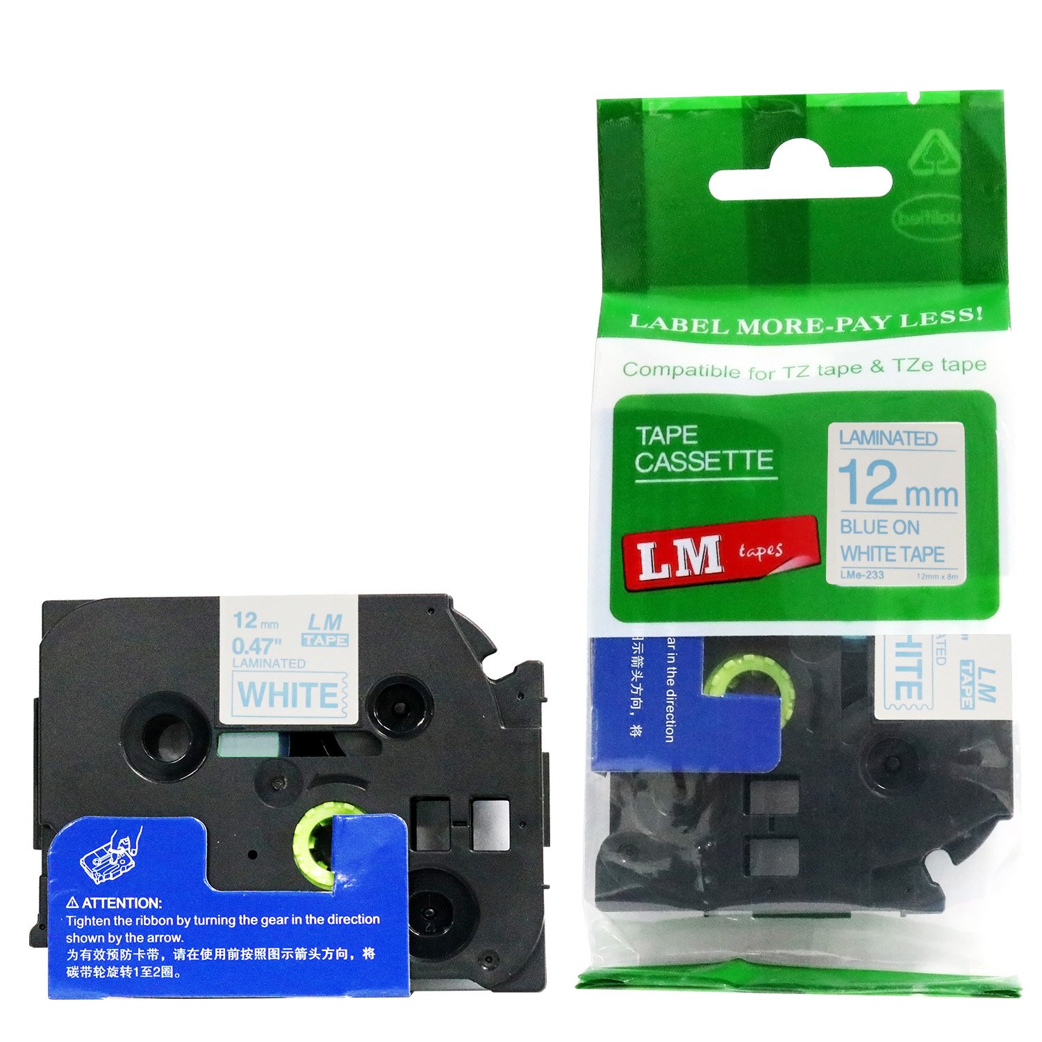 Amazon.com: LM Tapes - Brother PT-D400 1/2