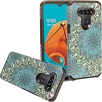 Vista 8 de Para LG K51, LG Reflect (LM-K500) - Funda híbrida de TPU - AC4 Azul