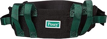 Posey Green Six Handle Nylon Gait Belt 6537Q
