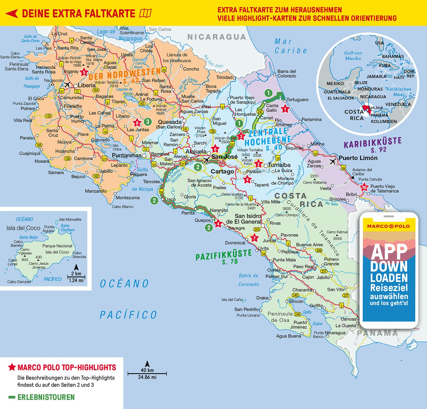 MARCO POLO Reiseführer Costa Rica: Reisen mit Insider-Tipps. Inklusive kostenloser Touren-App