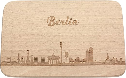 Spruchreif · Frühstücksbrettchen aus Holz · Brotzeitbrett mit Gravur · Städte Geschenk...