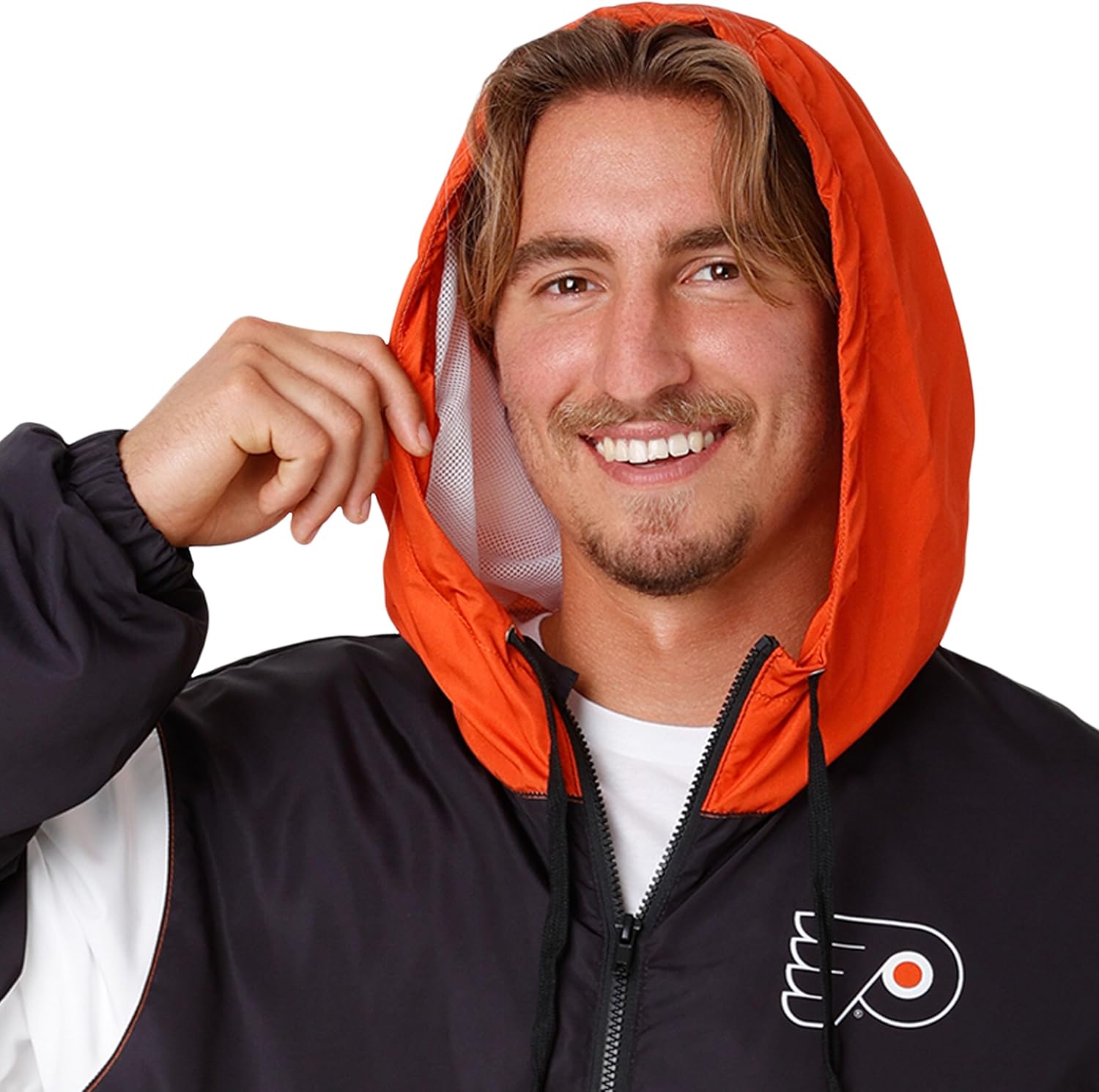 FOCO NHL mens Nhl Team Logo Warm-up Windbreaker Jacket - Image 3