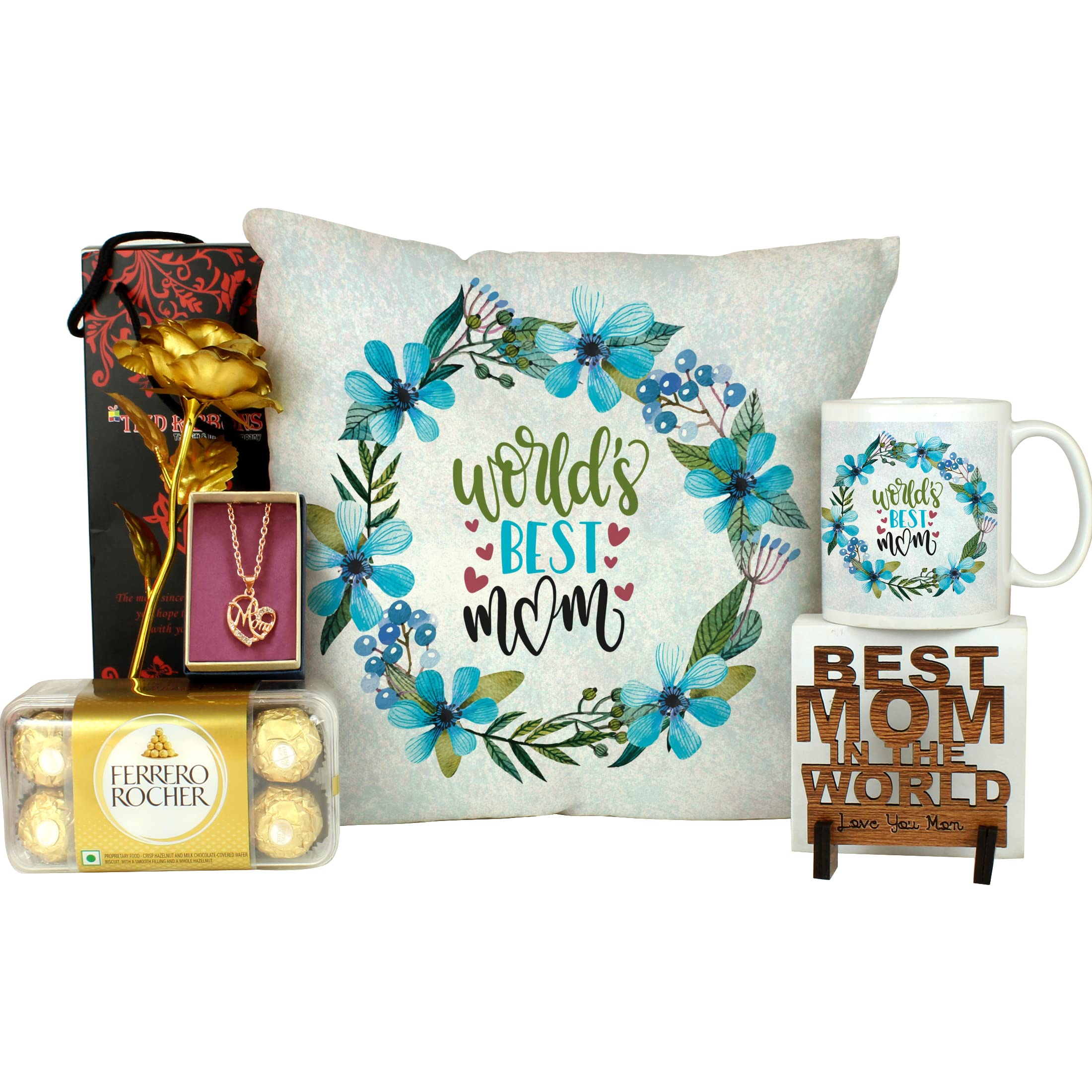 TIED RIBBONS Mothers Day Gift for Mom Mother In Law Wife - Chocolate Gift Hamper for Women - Anniversary Birthday Gifts (B0C2VNK9P1) Amazon Price History, Amazon Price Tracker