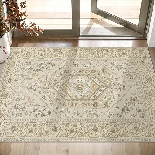 Miniatura 6 de SERISSA Alfombra geométrica marroquí, pequeña alfombra moderna de 2 x 3 pulgadas, lavable, antideslizante, 21.16 onzas, telas de poliéster, diseños