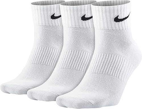 Miniatura 4 de Nike Calcetines ligeros para hombre, Blanco