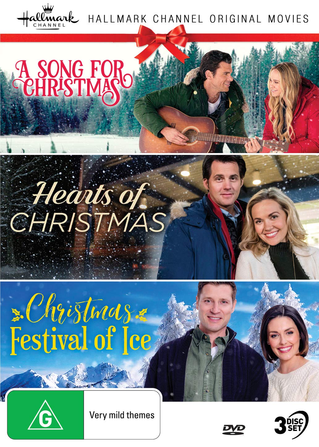 Hallmark Christmas 3 Film Collection (A Song for Christmas / Hearts of Christmas / Christmas Festival of Ice) [DVD]
