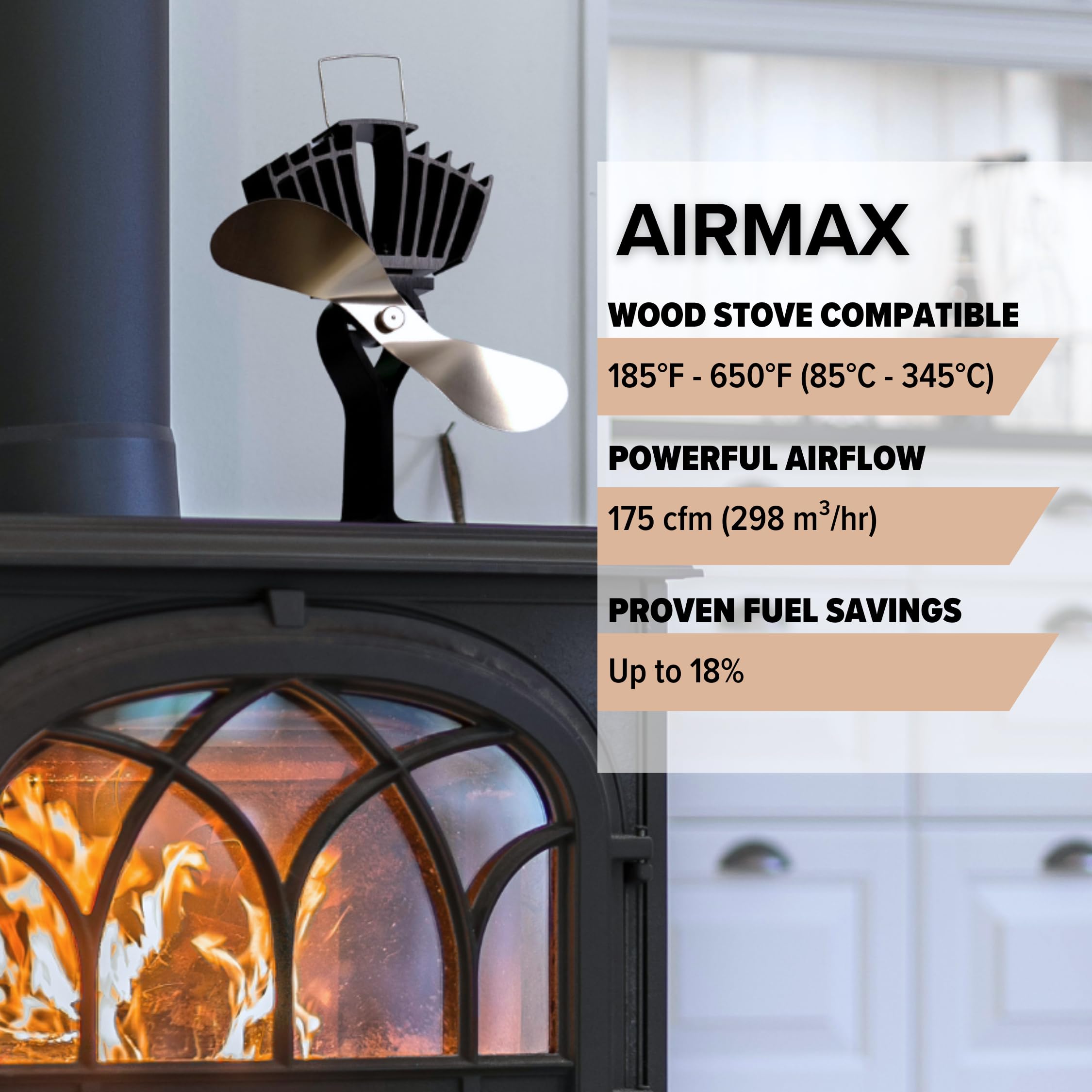 カナダ製エコファン　薪ストーブ用 Amazon.co.jp: 【並行輸入品】カナダ カフラモ社製薪ストーブ用エコ