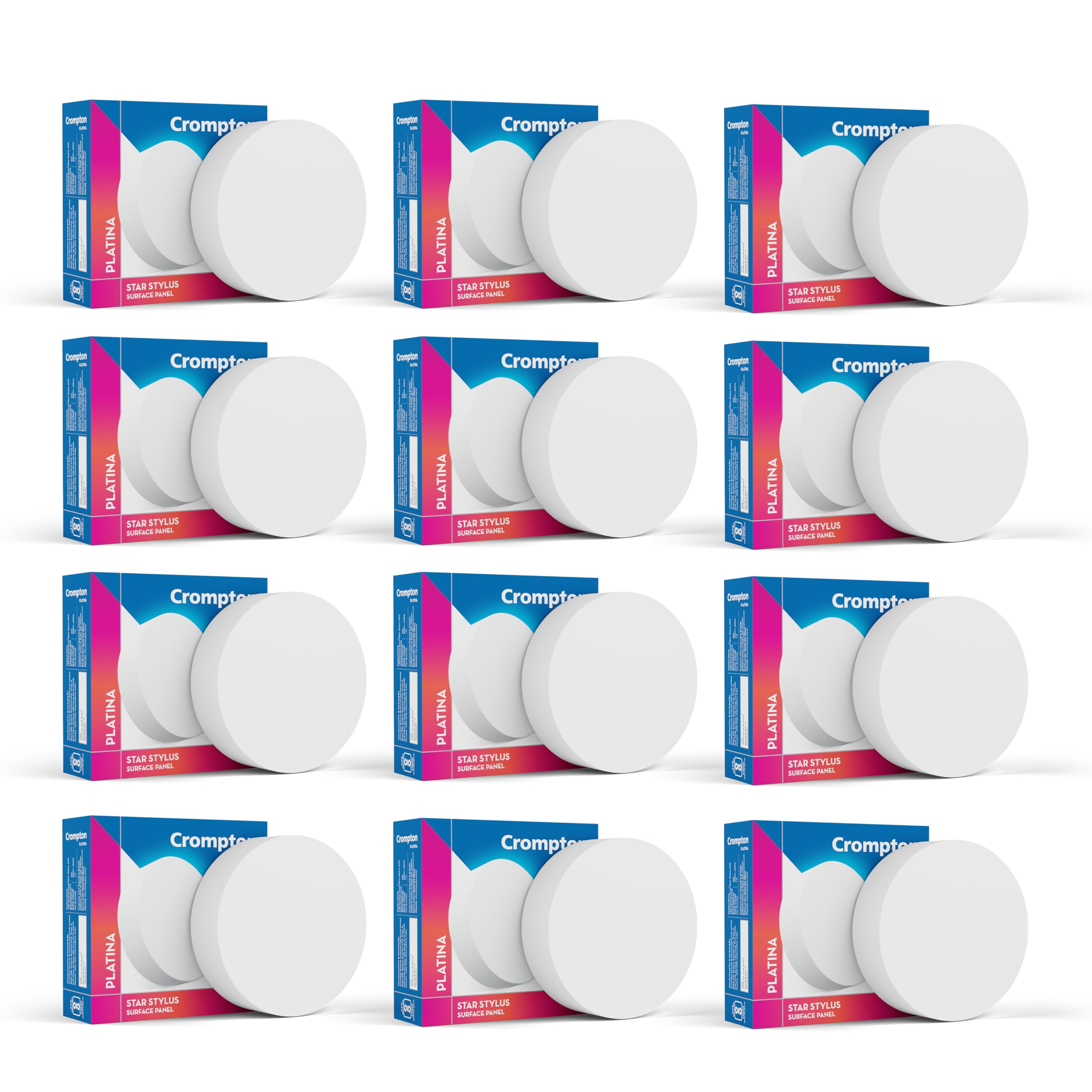 Crompton Star Stylus Surface Mounted Downlighter 18W Round Cool White | Pack of 12 | NO False Ceiling required, Outer Dimension: 156 mm | For Hall, Bedroom, Kitchen, Office, Store-image-45