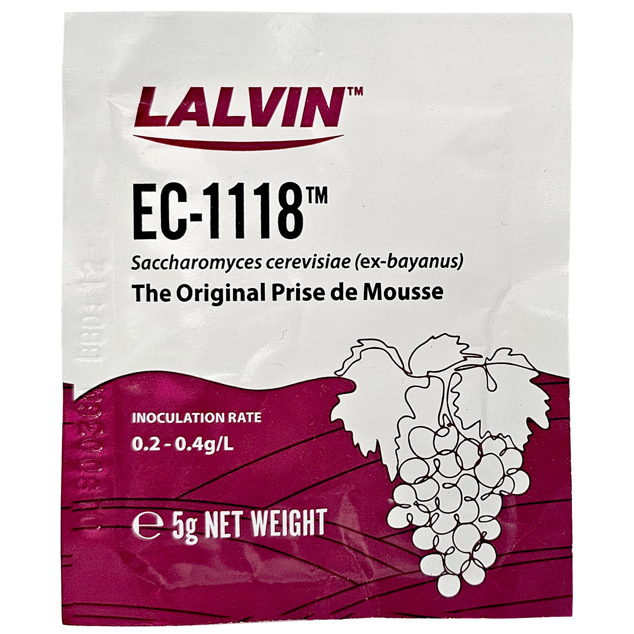 Lalvin - EC-1118B EC-1118 Yeast by Lallemand Inc