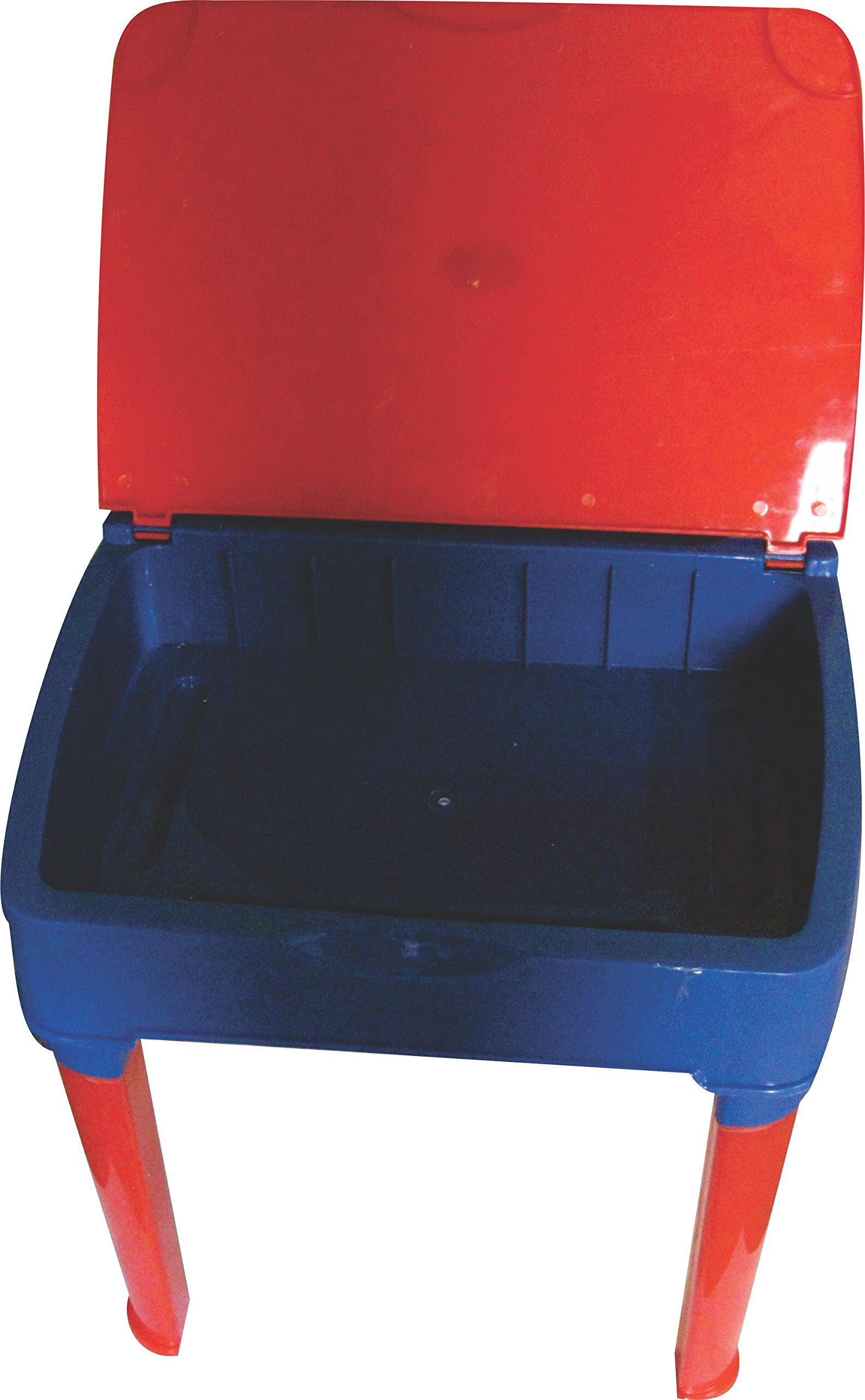 Babyjoys 2-in-1 Study and Play Table for Kids β Multipurpose Activity Desk for Toddlers | Durable Plastic Table for Learning & Fun (Red & Blue) 3