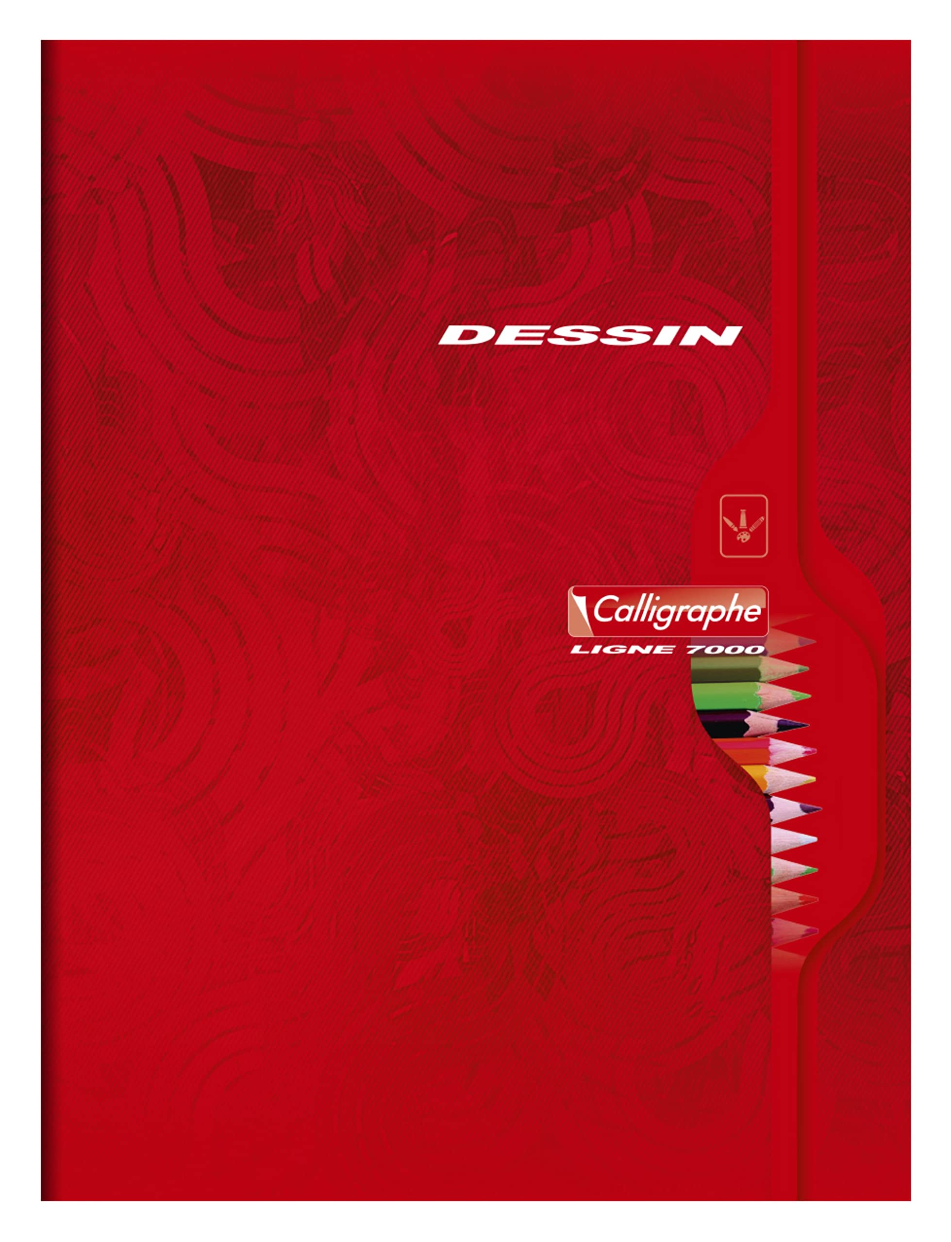 Calligraphe 7555C A Set of 5 Drawing Notebooks (a Clairefontaine Brand), 24x32 cm, 96 Plain White Pages, 120 g Drawing Paper - Image 3