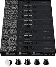 NESPRESSO Original Ristretto, Dark Roast, Compatible with Original Capsule Machines, Capsule Set of 100 Coffee Capsules