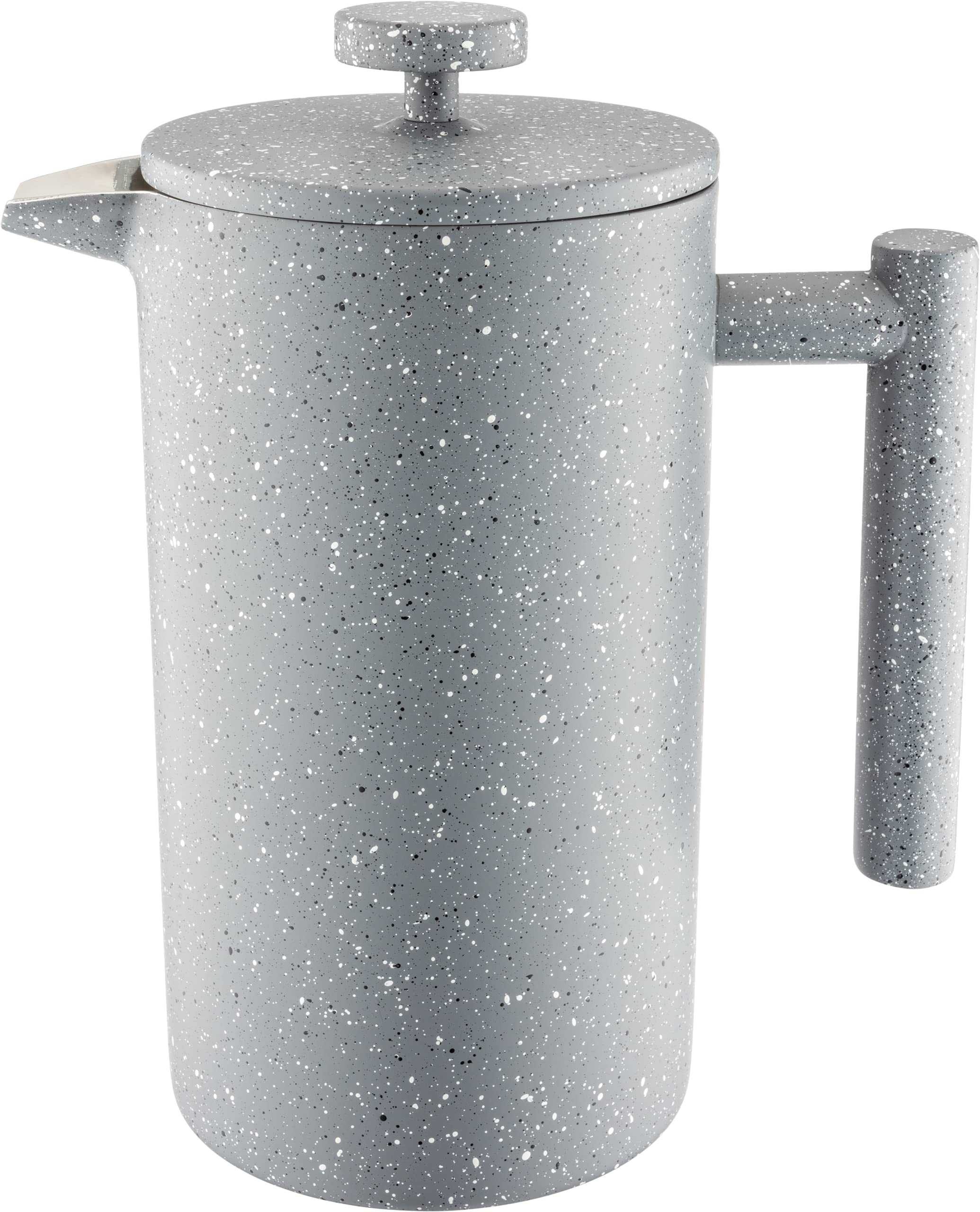 Café Olé Cfd Cafetière1000Ml / 3-4 Mugs / 8 Espresso CupsGrey Granite Finish18/10 Stainless Steel Double Wall Construction from B&Q