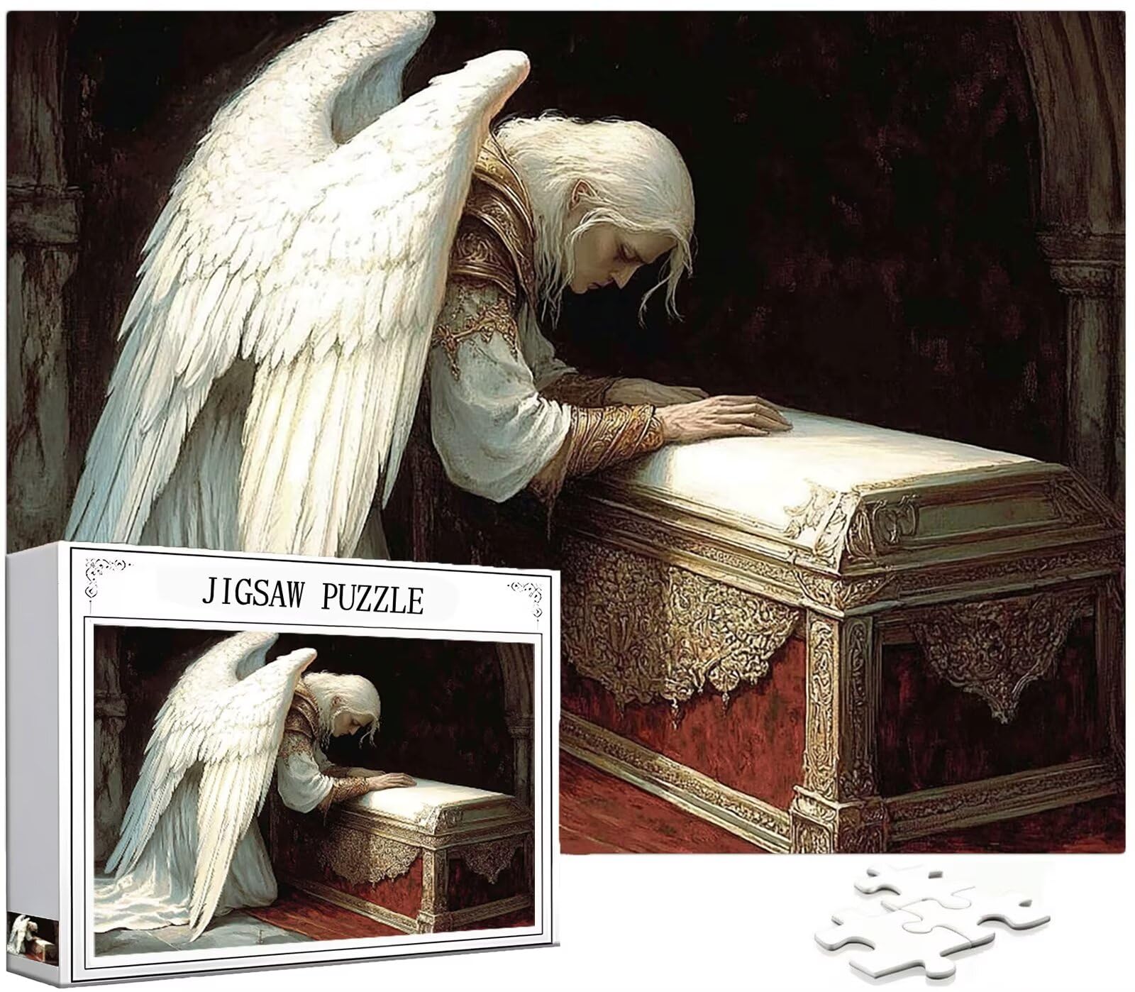 Model459 puzzle ze skrzydłami, 1500 części, dla dorosłych, kolorowe puzzle 5D HD dla dzieci od 14 lat, z pudełkiem na prezent, do dekoracji pokoju, salonu, prezent dla kobiet
