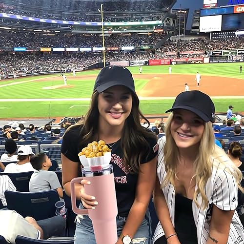 Miniatura 6 de Juome Bandeja de aperitivos para vaso Stanley de 40 onzas con asa, cuenco de aperitivos para vaso Stanley Cup de 40 onzas, anillo de silicona