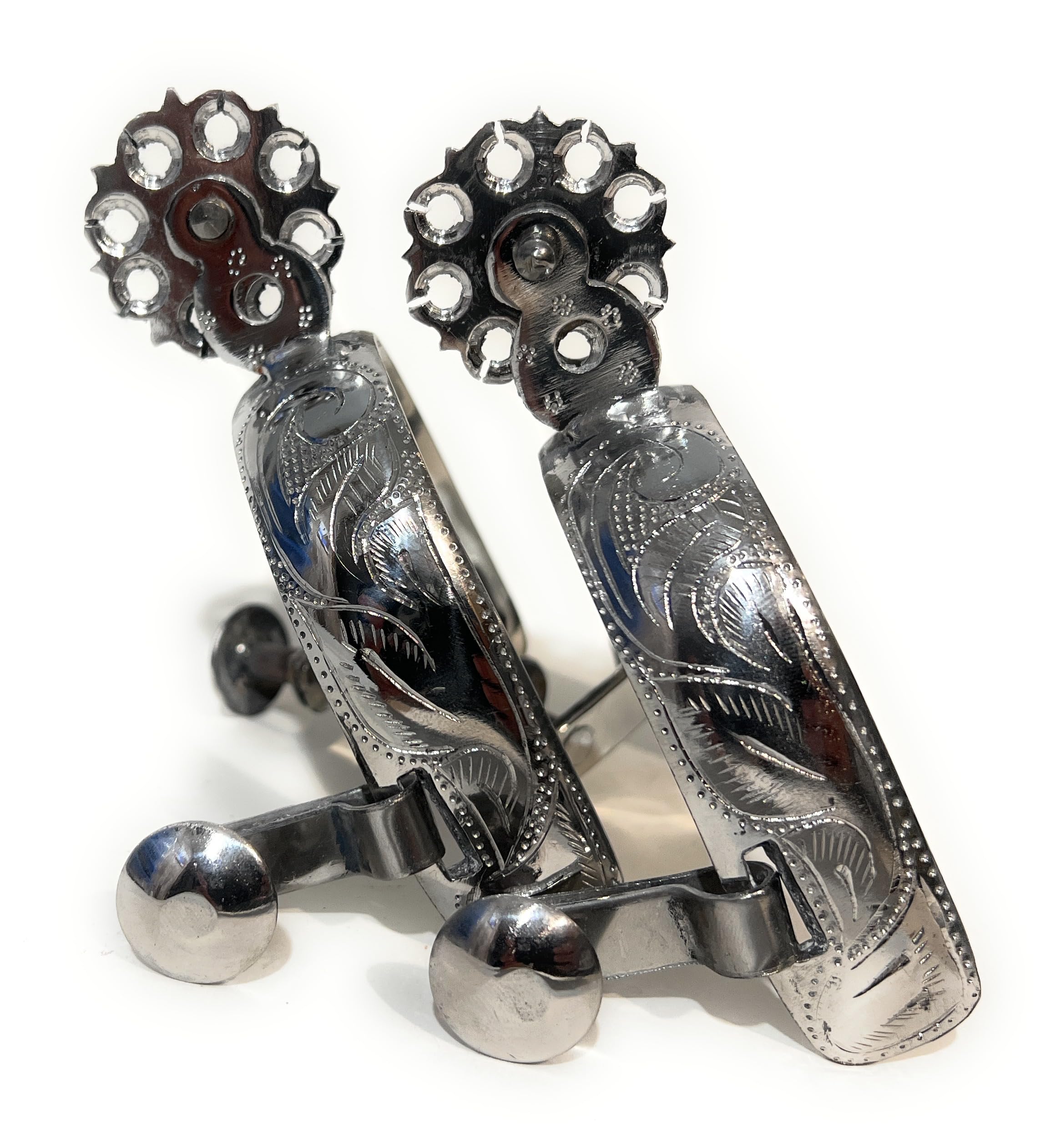 Mexican Charro Spurs, Western Saddle Riding Spurs, Espuelas Charras