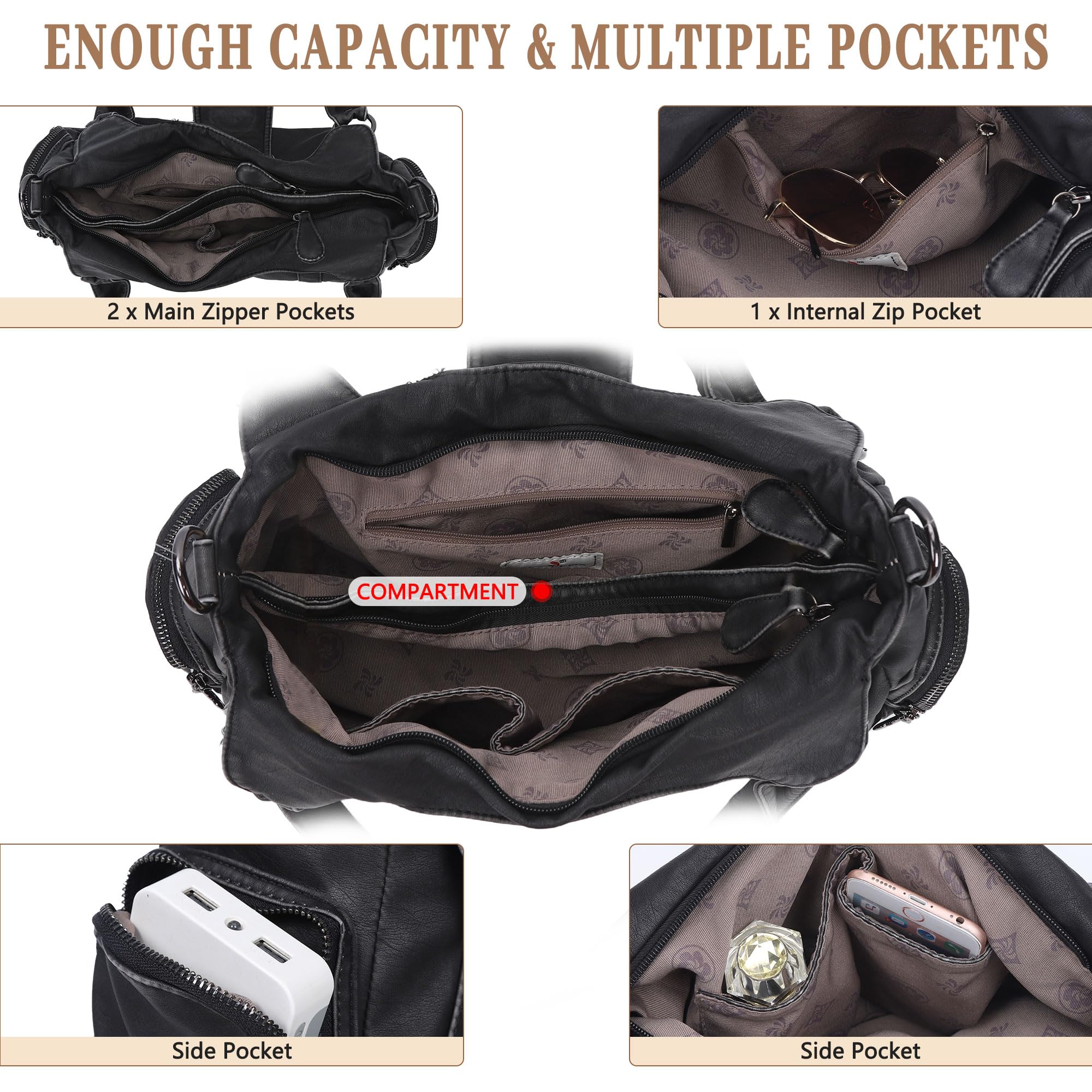 Angel Kiss hobo torba na ramię Kobiety Top-handles Bag