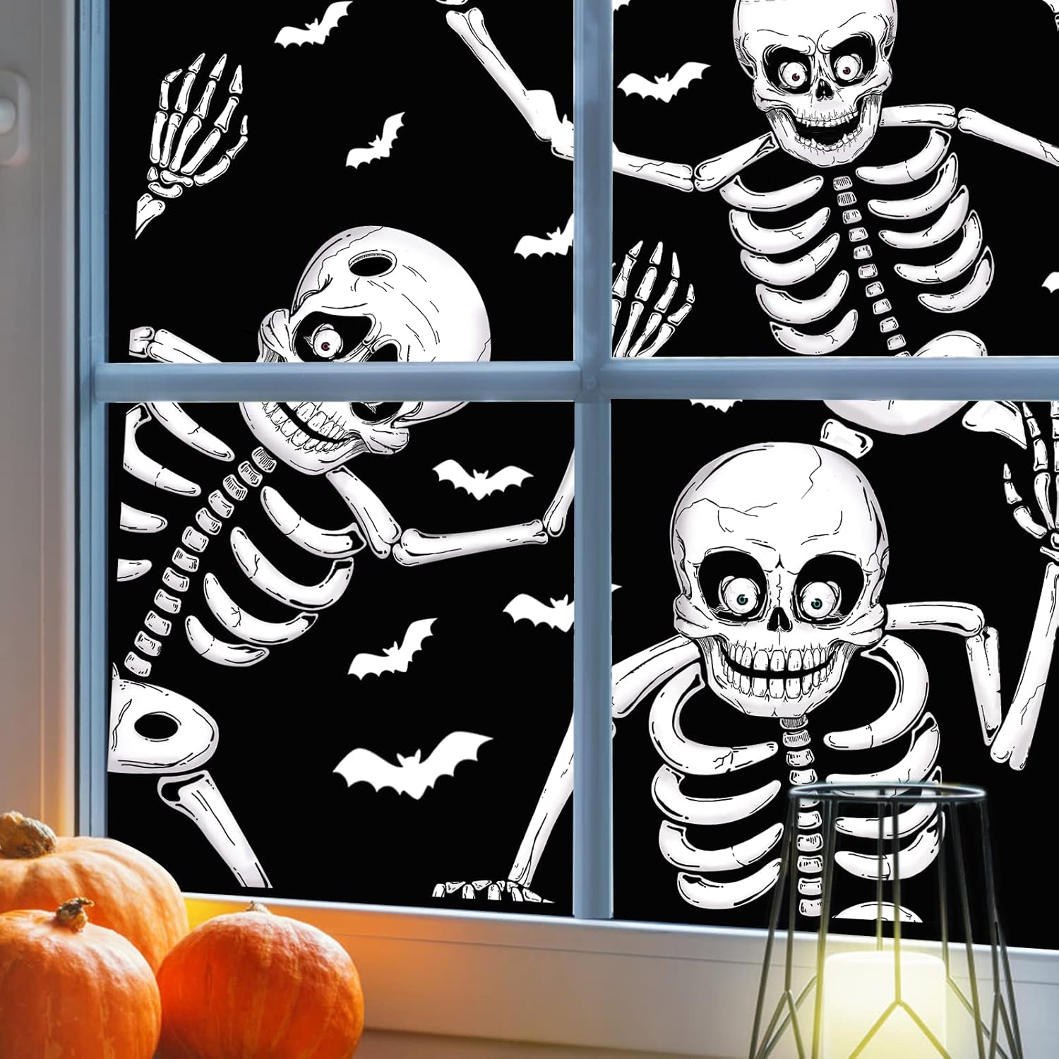 Halloween Window Clings Decals for Window Glass Decorations
