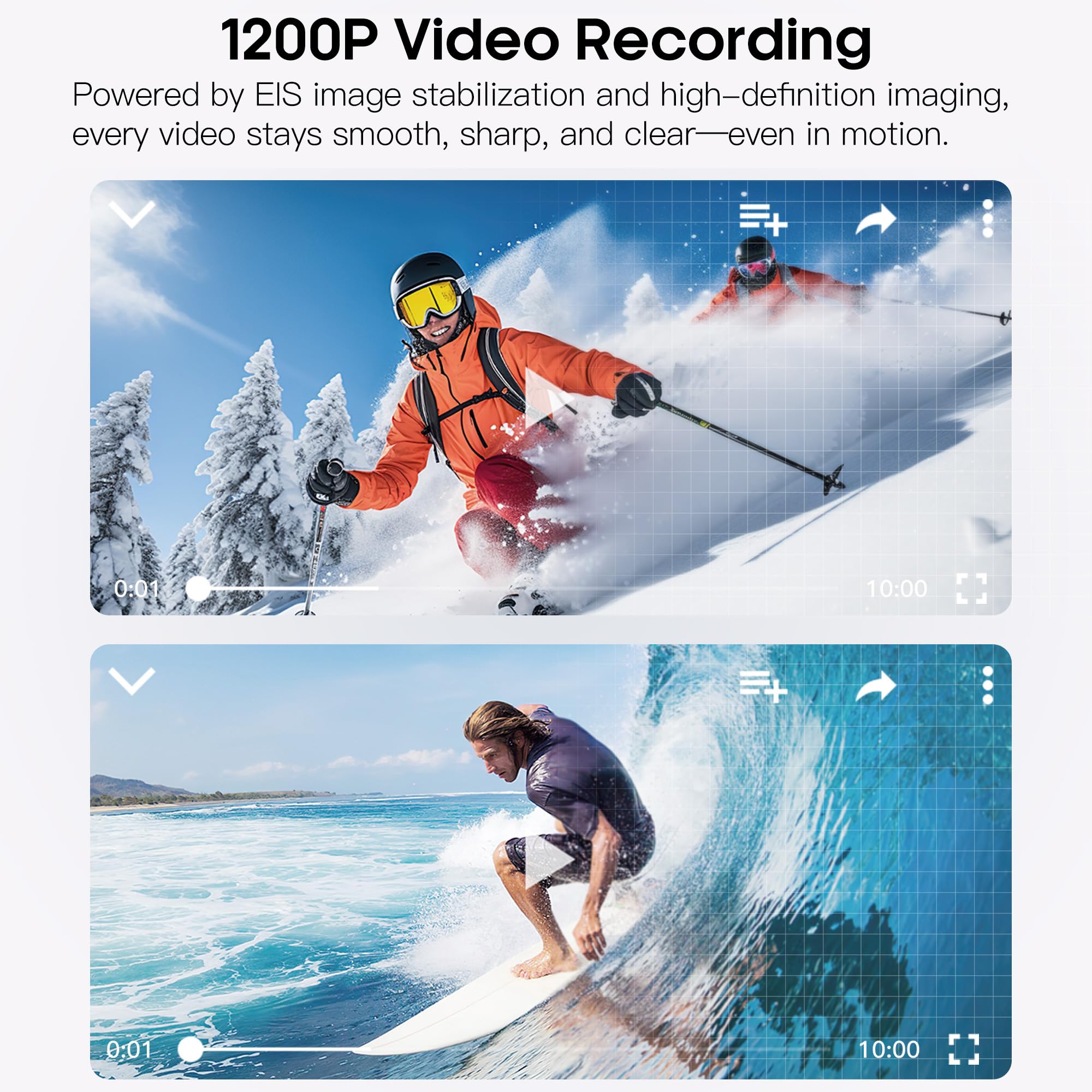 Gafas inteligentes con cámara AI para hombres y mujeres con 8 MP, grabación de video HD 4K/1200P, traducción, asistente de voz GPT, reconocimiento de objetos IA, música/llamada manos libres, batería