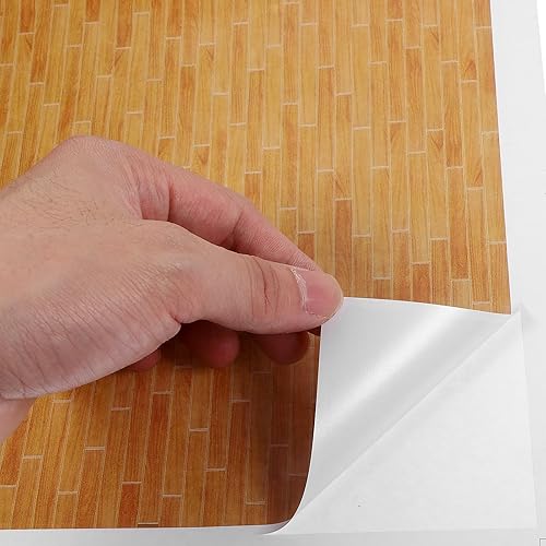 Miniatura 2 de 2 mini calcomanías de papel para el suelo de la casa, mini tablas autoadhesivas para decoración de casas de muñecas a escala 112